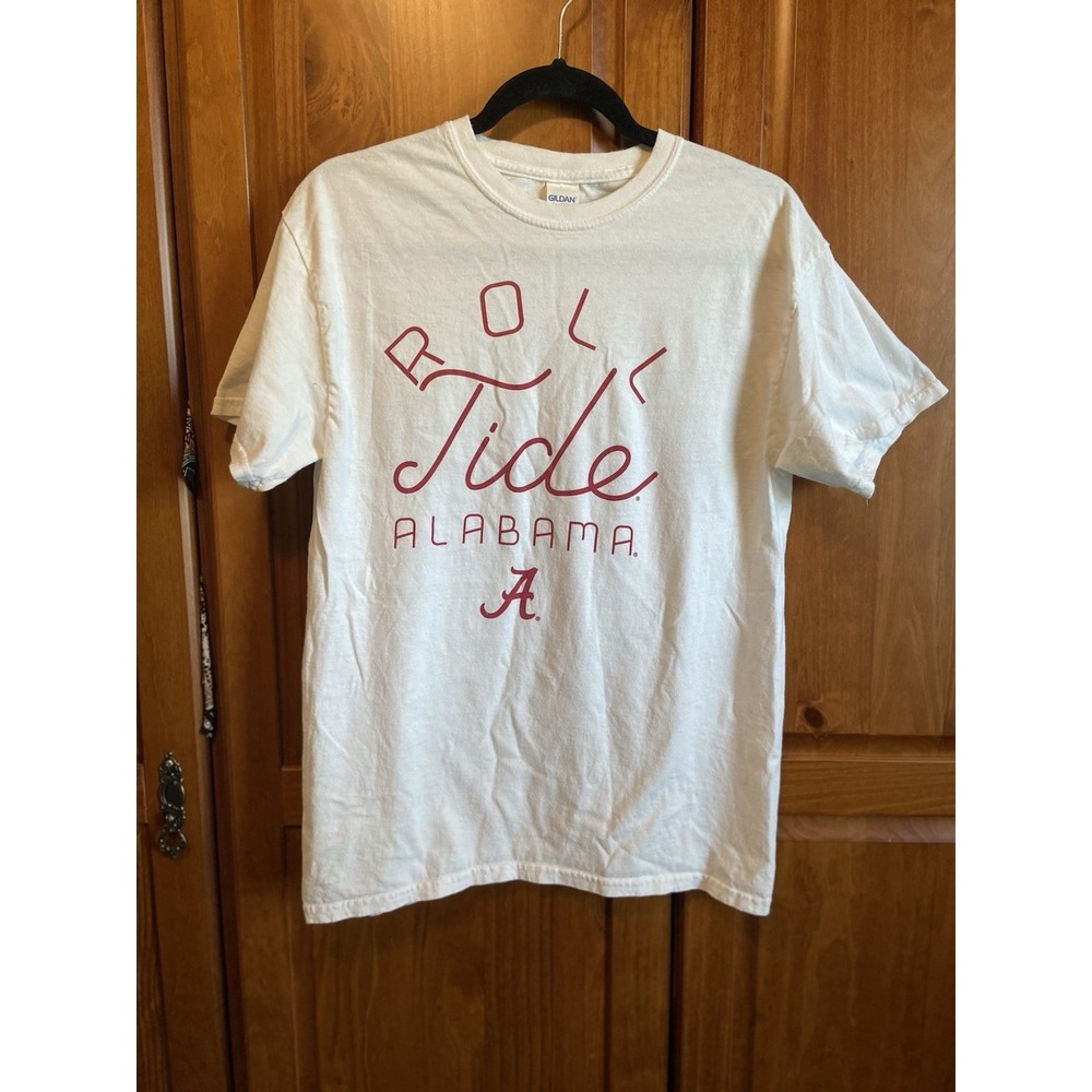 Roll Tide White Ladies Tshirt